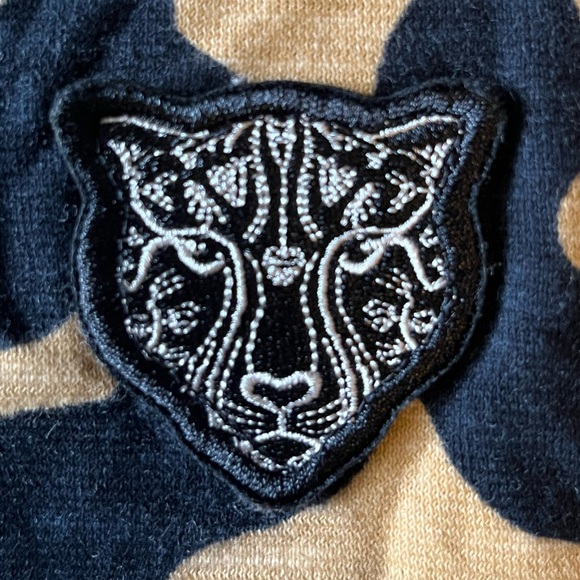 Lita by Ciara King Leopard Print Tunic, small shoulder pads. Women’s size S, 80s - Picture 4 of 8